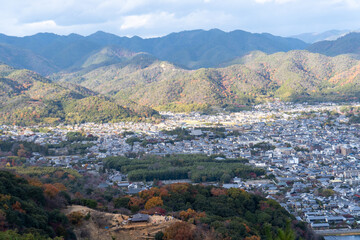 Fototapeta premium Kyoto Trail and surrounding area scenery