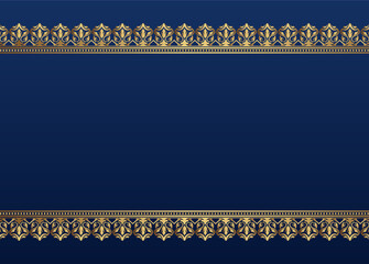 vintage gold border ornamental pattern