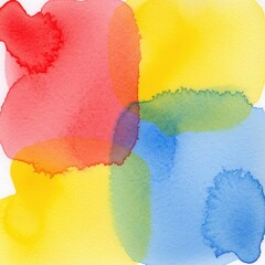 Fototapeta premium Fluid symphony of blended watercolor hues evoking vibrant emotions and creative expression