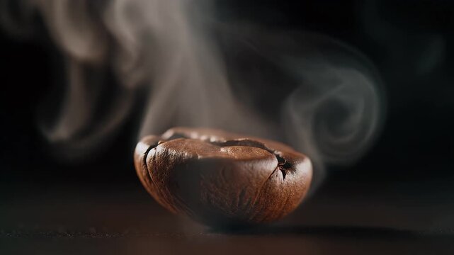 Steaming Hot Coffee in a Cup.