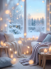 Cozy Winter Living Room