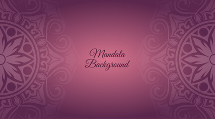 Mandala Decorative Background Design for Creative Layouts