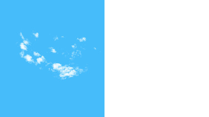Fluffy white clouds float serenely, use this versatile overlay to enhance your designs with a touch...