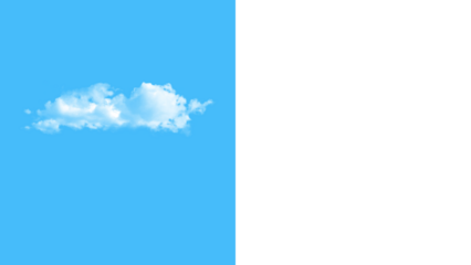 Cloud on blue sky and black background for design and editing
