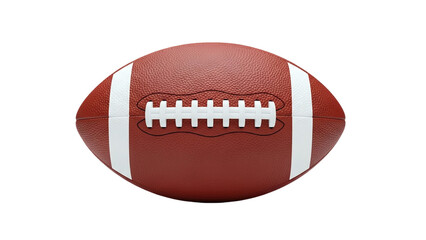 3D American Football Ball on transparent background