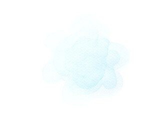 a blue ink with clouds