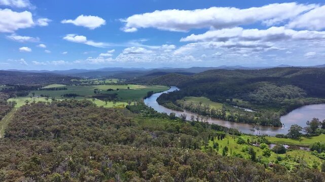 Aerial footage of Gipsy Point Victoria Australia