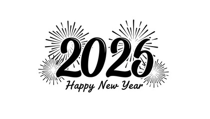 Obraz premium 2026 New Year Fireworks Celebration