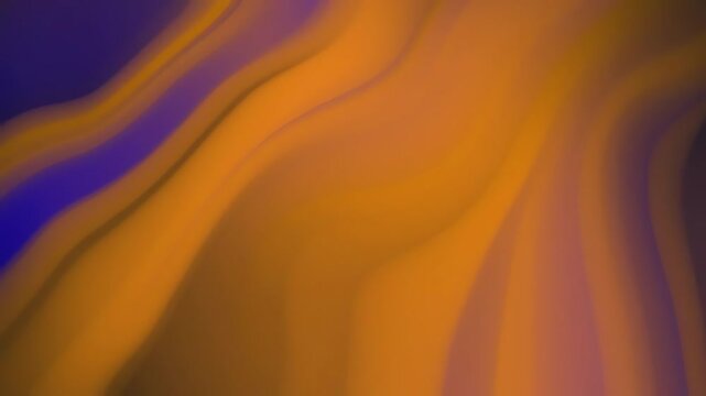 Vibrant abstract background with wavy orange and purple patterns.