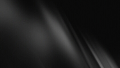 Smooth grey color gradient on black background