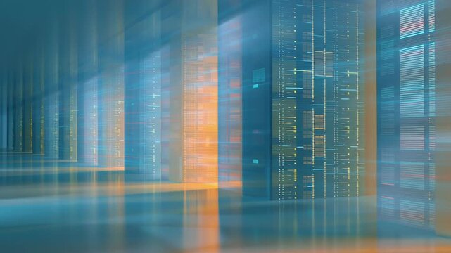 Privacy ethics in data systems, abstract light-based barriers protecting data cores, clean institutional illustration, ethical data protection concept