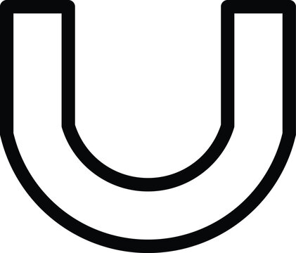 Simple u shape Vector