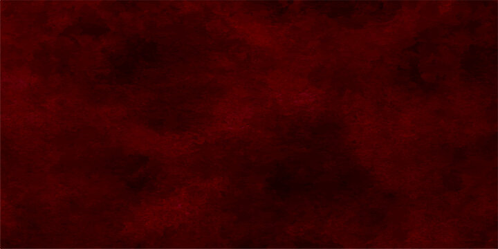 A dark red vintage grunge texture with aged paper patterns and a dirty paint design creates a weathered material backdrop for an old Christmas wallpaper or ancient textured wall illustration
