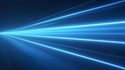 High speed energy beam moving through dark virtual technology space