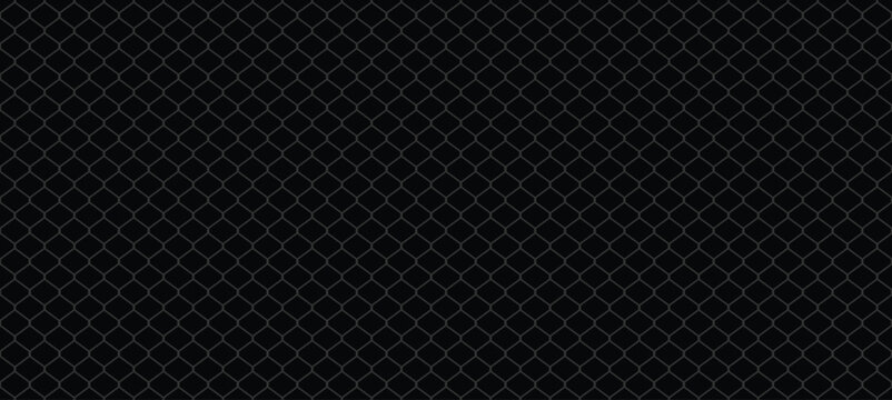 Steel wire chain link fence vector pattern background, steel mesh seamless pattern, mma cage fighting arena background, grid fence pattern
