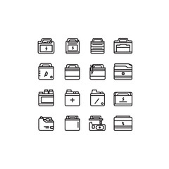 Maintenance icon line art equipment upkeep