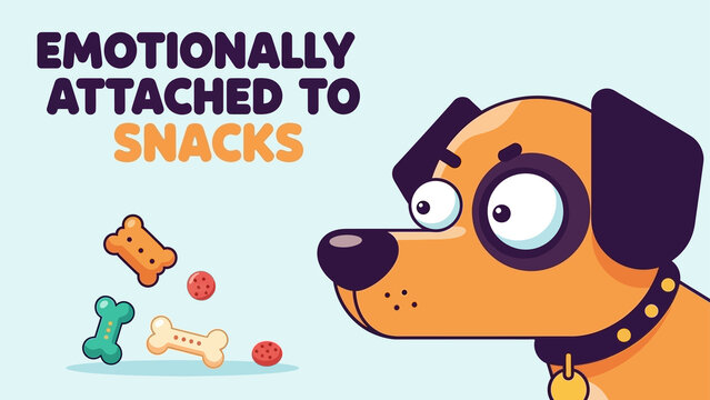 Emotionally Attached To Snacks Funny Dog Shirt