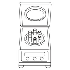 Laboratory Centrifuge Machine line icon 