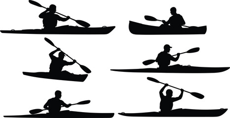 Collection of Professional Basketball Player Silhouettes Featuring Men in Action Shooting and Dribbling Poses Isolated on White Background for SportsWeb © Shohan Creatives 