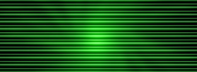 Obraz premium Vibrant green abstract background with horizontal light streaks illustration
