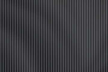 Dark gray vertical ribbed background with metallic sheen illustration