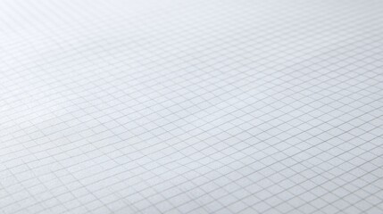 Close-Up View of Blank Graph Paper with Subtle Grid Pattern Ideal for Designs, Sketches, and Educational Purposes in a Light and Neutral Tone