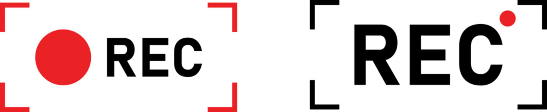 Red dot inside rec logo