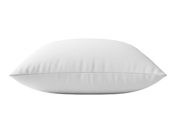 A white pillow isolated on transparent background