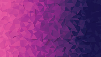 Obraz premium Abstract polygonal background with pink to dark purple gradient and geometric.