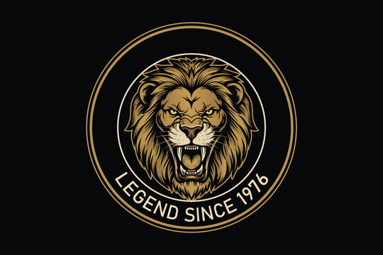 Majestic lion head logo with legend since 1976 text