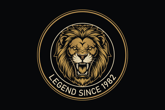 Majestic lion head logo with legend since 1982 text