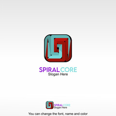 Spiral Core. A thick red and blue spiral. Symbolizing strength, focus, and determination.