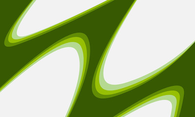Abstract background with green and white lines