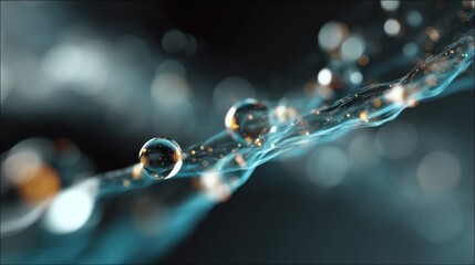Water drops threads