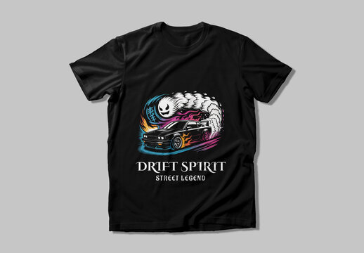 Drift Spirit Street Legend T Shirt Design