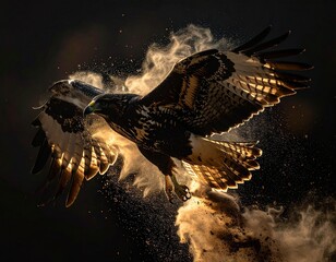 Majesty in Flight　hawk