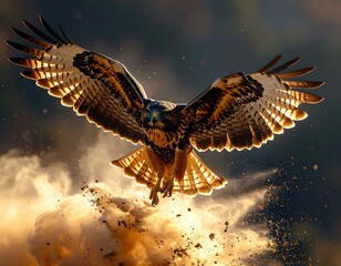 Majesty in Flight　hawk