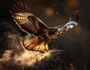 Majesty in Flight　hawk