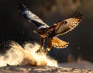 Majesty in Flight　hawk