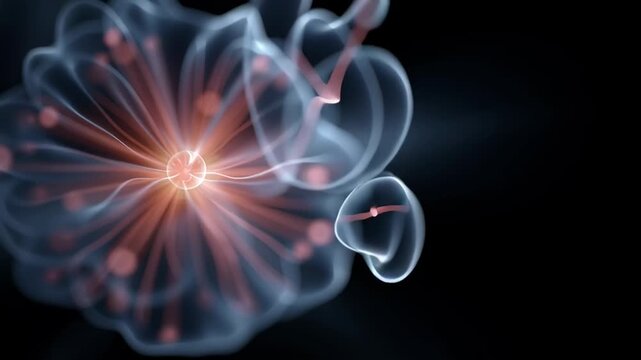 This captivating display highlights the dynamic movement of atomic particles, showcasing their intricate interactions in a captivating and easy-to-understand manner