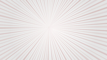 Obraz premium Beige Sunburst Rays Background with Radial Lines and Copy Space