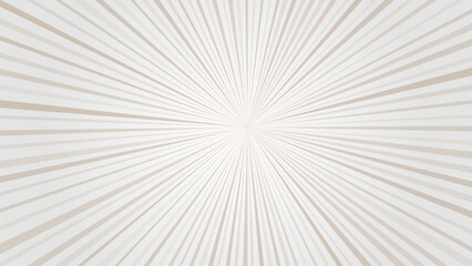 Obraz premium Beige Sunburst Rays Background with Radial Lines and Copy Space