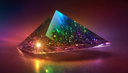 Colorful rainbow light png. Crystal flare and shiny prism reflection with optical sparkles. Transparent overlay for bright glass effect or abstract jewelry background. 4