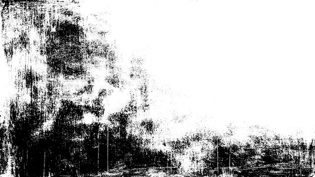 Texture is black and white background, Pattern of chips, scuffs, dust, scratches design