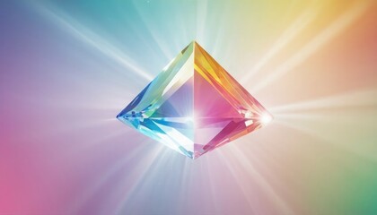 Colorful rainbow light png. Crystal flare and shiny prism reflection with optical sparkles. Transparent overlay for bright glass effect or abstract jewelry background. 1