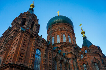Obraz premium the saint sophia cathedral in Harbin
