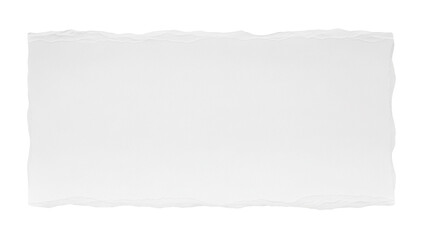 Torn edge paper isolated PNG on transparent background, rough border texture for collage and graphic design projects