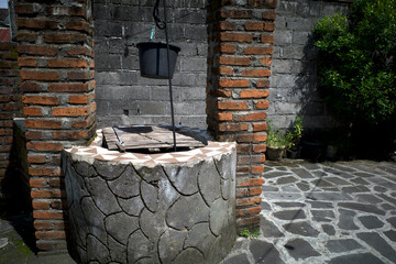 A traditional groundwater wells in a village in Yogyakarta, Indonesia