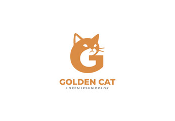 Letter G cat concept logo design for your branding and identity