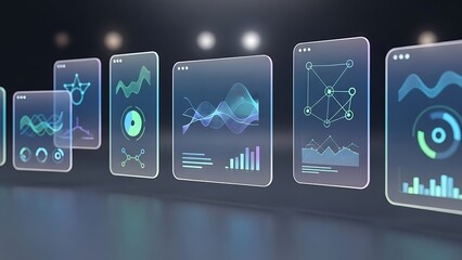 Modern smartphone with a digital world map on a blue touchscreen display representing global business technology and wireless internet communication